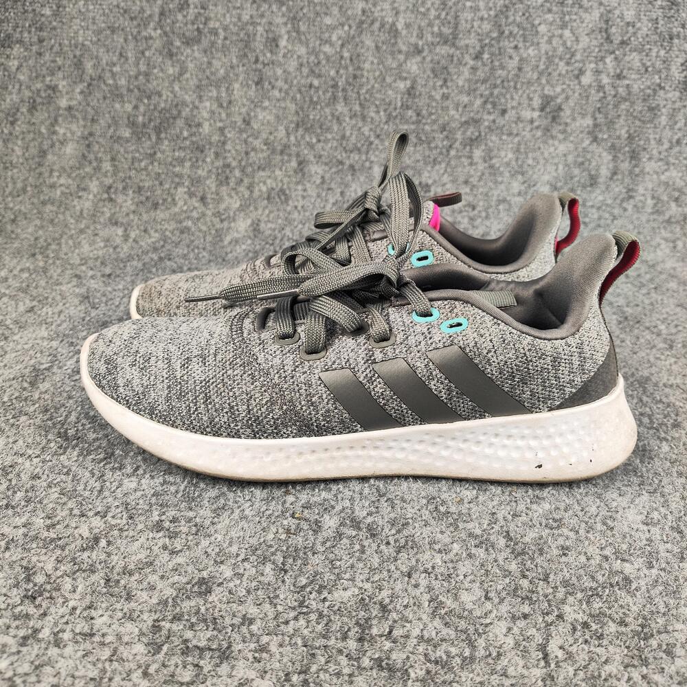 Adidas Shoes Womens Size 7.5 Gray Mesh Running Athletic Sneakers Low Top